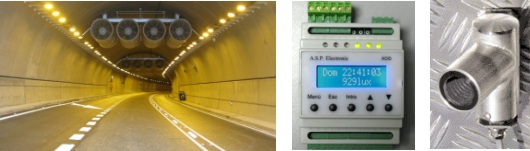 Tunnel luminancemeter, Photometer, tunnel lighting control. Honeywell Lumandar LUT9.LUM420